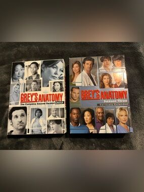 Grey’s Anatomy Seasons 2 & 3 DVD Box Set Lot Complete Second and Third Seasons